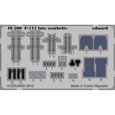 Eduard 1:48 F-111 late seatbelts HOBBY BOSS