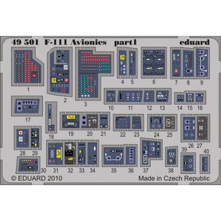 Eduard 1:48 F-111 avionics HOBBY BOSS