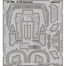 Eduard 1:48 A-7D interior S.A. HOBBY BOSS