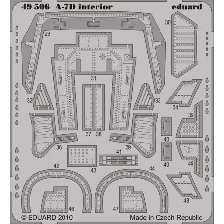 A-7D interior S.A. HOBBY BOSS