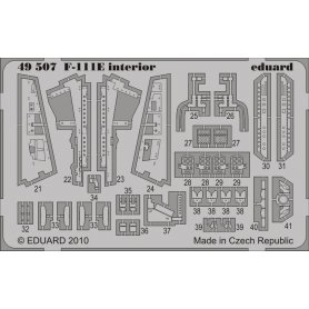 Eduard 1:48 F-111E interior S.A. HOBBY BOSS