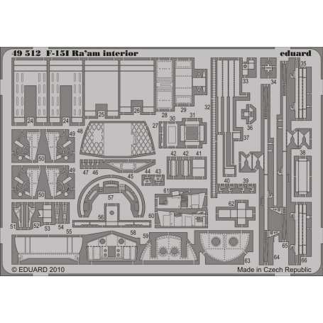 Eduard 1:48 F-15I Ra'aM interior S.A. ACADEMY