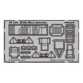 Eduard 1:48 HAR. Mk.3 interior S.A. HASEGAWA