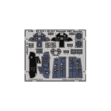 Eduard 1:48 Tornado ADV Interior S.A. HOBBY BOSS