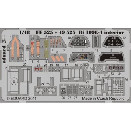 Eduard 1:48 Messerschmitt Bf-109 E-4 S.A. AIRFIX