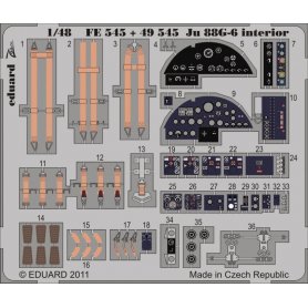 Eduard 1:48 Elementy wnętrza do Junkers Ju-88 G-6 dla Dragon