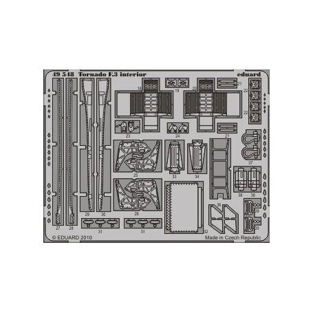 Eduard 1:48 Tornado F.3 interior S.A. HOBBY BOSS