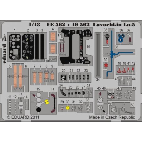 Eduard 1:48 Lavochkin La-5 S.A. ZVEZDA