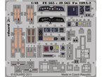 Eduard 1:48 Interior elements for Focke Wulf Fw-189 A-2 / Great Wall Hobby 