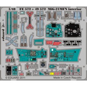 Eduard 1:48 Elementy wnętrza do MiG-21MFN dla Eduard