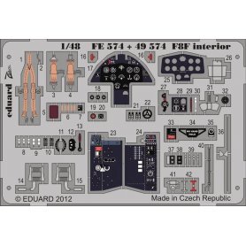 Eduard 1:48 Elementy wnętrza do F8F dla Hobby Boss