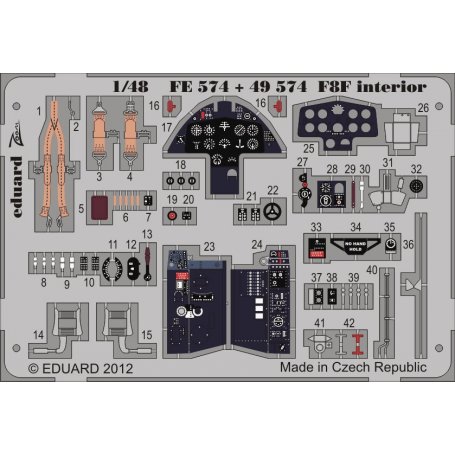 F8F interior S.A. HOBBY BOSS