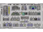 Eduard 1:48 Interior elements for EA-18G / Hasegawa 