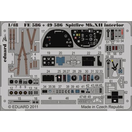 Eduard 1:48 Supermarine Spitfire Mk.XII S.A. AIRFIX