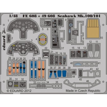 Eduard 1:48 Seahawk Mk.100/101 S.A. TRUMPETER