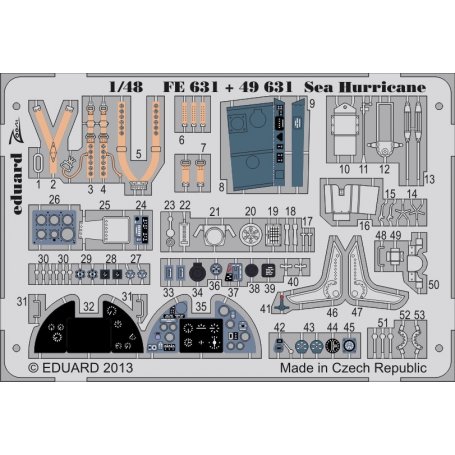 Eduard 1:48 Hawker Sea Hurricane S.A. ITALERI