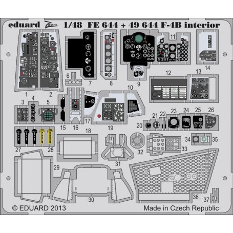 F-4B interior S.A. ACADEMY