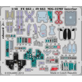 Eduard 1:48 Elementy wnętrza do MiG-23MF dla Trumpeter