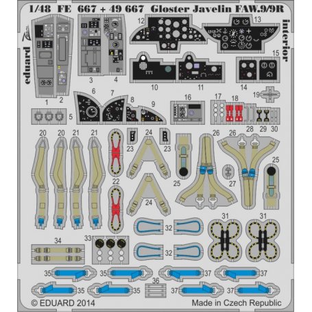 Eduard 1:48 Gloster Javelin FAW.9/9R S.A. Airfix