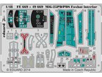 Eduard 1:48 Elementy wnętrza do MiG-25PD / PDS Foxbat dla Kittyhawk