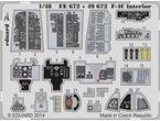 Eduard 1:48 Interior elements for F-4C / Academy 