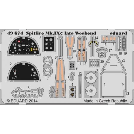 Eduard 1:48 Supermarine Spitfire MK.IXc late WEEKEND Eduard