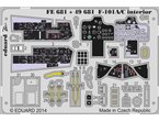 Eduard 1:48 Elementy wnętrza do F-101A / C dla Kittyhawk