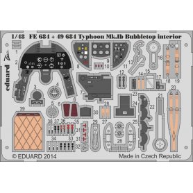 Eduard 1:48 Hawker Typhoon Mk.Ib BUBBLETOP dla Italeri i Hasegawa