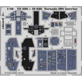 Eduard 1:48 Elementy wnętrza do Tornado IDS dla Revell