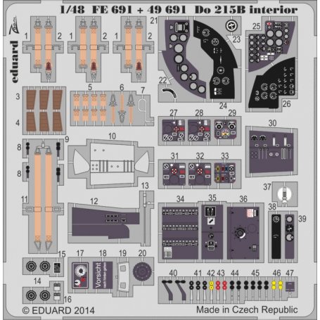 Eduard 1:48 Dornier Do-215B S.A. ICM 48241