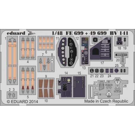 Eduard 1:48 BV 141 S.A. dla Hobby Boss 81728