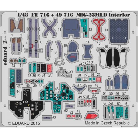 Eduard 1:48 MiG-23MLD S.A. Trumpeter 02856