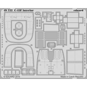 Eduard 1:48 Elementy wnętrza do C-45F dla ICM