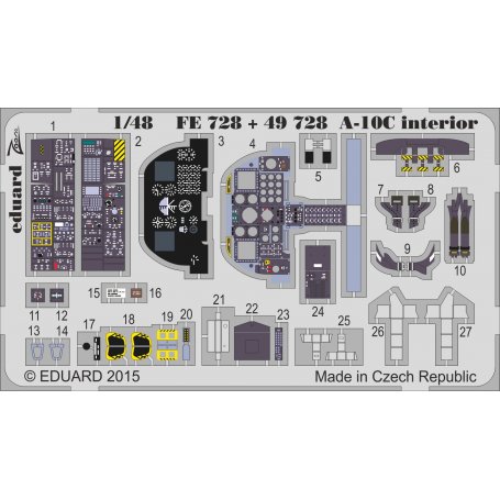 A-10C interior S.A. Italeri 2725