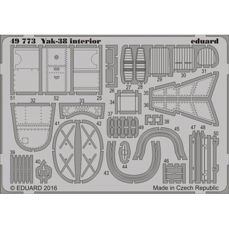 Yak-38 interior HOBBY BOSS