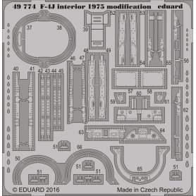 Eduard 1:48 F-4J interior 1975 modification ACADEMY 12515