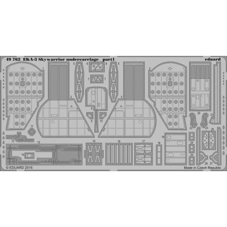 EKA-3 Skywarrior undercarriage TRUMPETER 02872