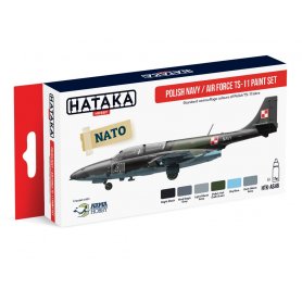 Hataka AS046 RED-LINE Paints set POLISH NAVY / AIR FORCE TS-11 