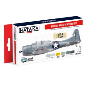 Hataka AS053 RED-LINE Paints set EARLY US NAVY AND USMC 