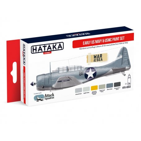 Hataka HKTAS53 Early US Navy & USMC paint set