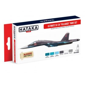 Hataka AS058 RED-LINE Paints set ULTIMATE SUKHOI SU-34 FULLBACK 