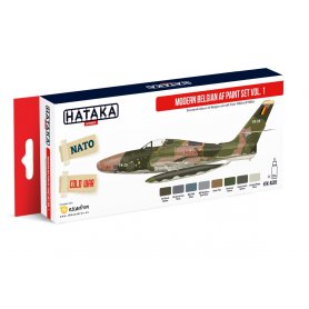 Hataka AS059 RED-LINE Zestaw farb MODERN BELGIAN AF cz.1