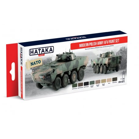 Hataka AS72 Modern Polish Army AFV paint set