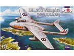 Amodel 1:72 DH.100 Vampire Mk.III/V/VI/IX