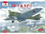 Amodel 1:72 TB-1 and KP-1