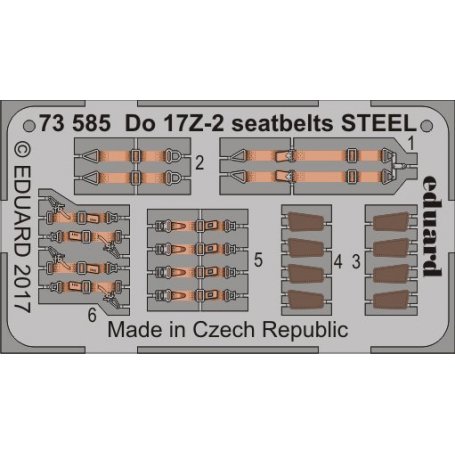 Do 17Z-2 seatbelts STEEL ICM