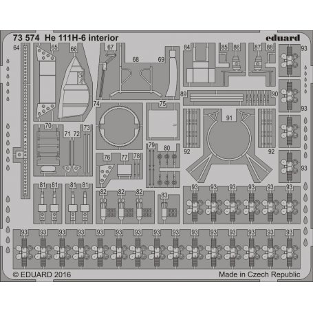 He 111H-6 interior AIRFIX A07007