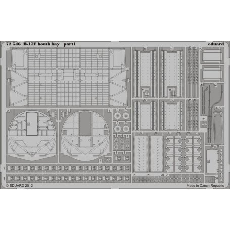 B-17F bomb bay REVELL