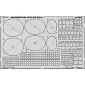 Eduard 1:72 SURFACE PANELS do Sunderland Mk.I dla Italeri