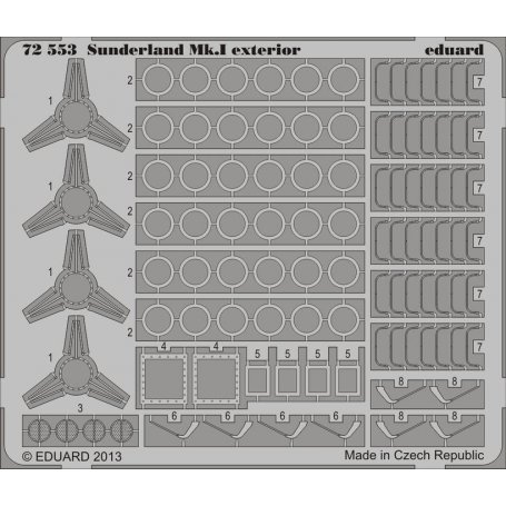 Sunderland Mk.I exterior ITALERI